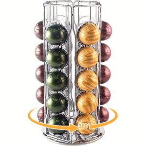 ตะกร้าเก็บแคปซูลกาแฟ Nespresso Vertuoline แบบเหล็ก สำหรับจัดเก็บ K-Cup  ถาดใส่แคปซูลกาแฟ - Product Image 3