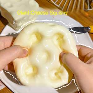 Jouet en forme de fromage géant transparent et souple Vaseline, amusant, sans expansion, pour satisfaire les enfants, idéal pour les fêtes - Product Image 6
