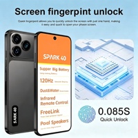 2026 Ponsel Pintar SPARK 40 TECON 16G/22g+1TB/2TB Android 16 Terbaru Layar 7.3 Inci Global LTE Bands Al Scene 5G MOQ Rendah Paling Populer