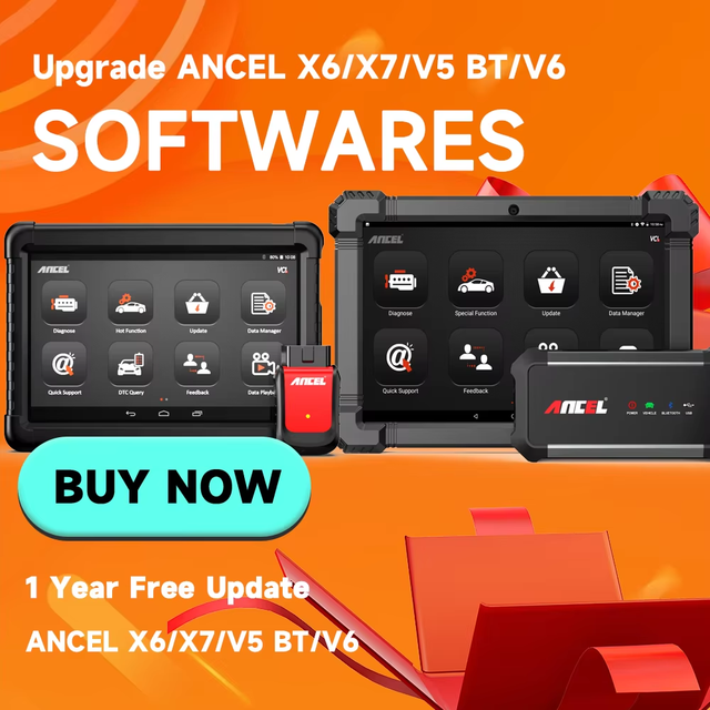 ANCEL X6/X7/V5 BT/V6 1 Year Update Subscription