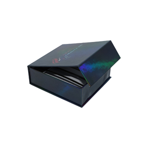 Customized Printing Black Holographic <strong>Glitter</strong> Paper Cosmetic Lipstick Collection Packaging Gift <strong>Box</strong> with Magnetic Catch Closure - Product Image 5