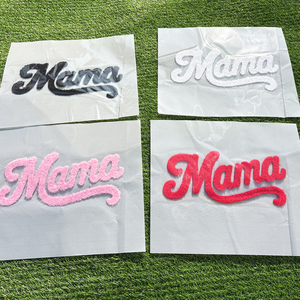 Toppe Ricamate in Ciniglia Personalizzate Sewill, Toppe a Cuore Soffici Rosse e <span class=keywords><strong>Rosa</strong></span> per la Festa della Mamma, da Applicare sui Vestiti - Product Image 1
