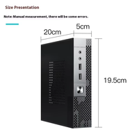 MicroATX/Mini ITX Computer Case Small Form Factor Mini Tower 0.8mm Thick SPCC Material MATX MINI Compatible in Stock