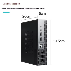 Boîtier d'ordinateur MicroATX/Mini ITX Petit facteur de forme Mini <span class=keywords><strong>tour</strong></span> 0,8 mm d'épaisseur Matériel SPCC Compatible MATX MINI En stock - Product Image 6