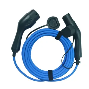 Cable de carga Ev IEC62196, cargador de vehículo eléctrico tipo 2a tipo 2, Cable de carga EV 32A