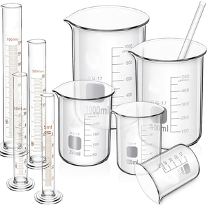 Vaso de Laboratorio de Vidrio Borosilicato Boro 3.3 de Alta Calidad, Clase A, 10 ml - Product Image 4