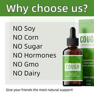 OEM Natural Liquid Pet Supplement Bottle for <b>Dog</b> Health Immune Support Cough & Throat Relief Targets Joint Care - Product Image 6