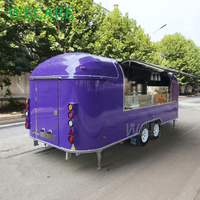 WECARE Remorque de bar mobile pour jus de citron, cocktails, kebab, burgers, pizzas et snacks, entièrement équipée
