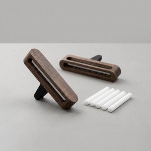 Natural Wooden Luxury <b>Car</b> Vent Diffuser Air Freshener Essential Oil Vent <b>Clip</b> Odor Long Lasting Fragrance Aromatherapy - Product Image 3
