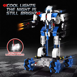 앱 프로그래밍 원격 제어 로봇 빌딩 블록 장난감 지능 걷기 로봇 장난감 4 In 1 빌딩 블록 장난감 세트 - Product Image 5