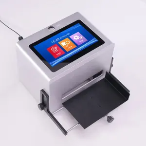 Digital desktop inkjet 2D data matrix code qr code bar code sticker label printing machine