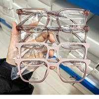 Montures de lunettes optiques en acétate mélangé en gros, en stock, pour femmes et hommes, classiques et abordables