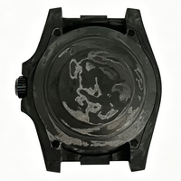 Boîtier en céramique noire, module de rechange, mouvement automatique, pièces de montre