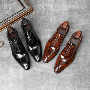 Chaussures de travail anti-fatigue à bout pointu, structure durable, amorti doux, imperméables, respirantes, en cuir pour hommes, usage quotidien - Product Image 2