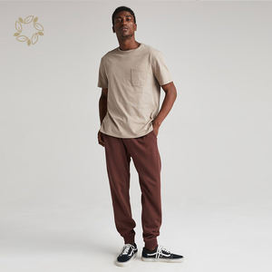 Eco Friendly uomo T-Shirt sostenibile su misura T-Shirt uomo bianco 100% Pima cotone organico T-Shirt da uomo <span class=keywords><strong>con</strong></span> tasca - Product Image 5