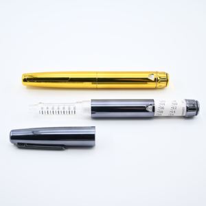 <b>Gold</b> Plated Injection <b>Pen</b> V4 Durable Reusable <b>Pen</b> Device Suitable for 3ml Glass Vial in Stock Adjustable Dose Injector <b>Pen</b> - Product Image 3