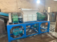 Broyeur de recyclage manuel BRD modèle 800 d'occasion 37 kW pour conteneurs en plastique, tôles métalliques, déchets électroniques et cuivre