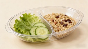 Kemasan Plastik Food Grade PET Thermoformed untuk Biskuit, Dapat Didaur Ulang, Pola Grid Kustom untuk Berbagai Ragam Biskuit - Product Image 2