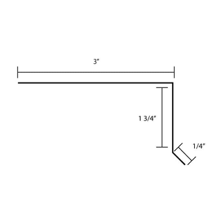 Escalón de techo de acero galvanizado intermitente para proveedor de Techadores - Product Image 3