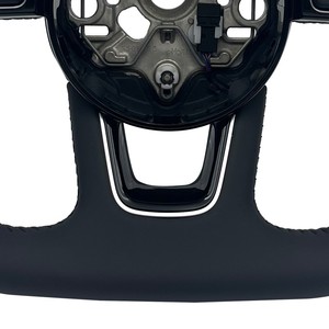 Volant personnalisé en cuir pleine fleur <span class=keywords><strong>S</strong></span> <span class=keywords><strong>Line</strong></span> pour <span class=keywords><strong>Audi</strong></span> S4 S7 B6 S6 <span class=keywords><strong>A3</strong></span> A6 S1 Q5 8R C6 B9 C8 Q7 - Product Image 6