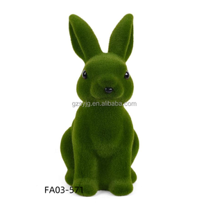 人工モスアニマルウサギパークウェディングショッピングモール窓装飾屋外屋内草植物装飾 - Product Image 3