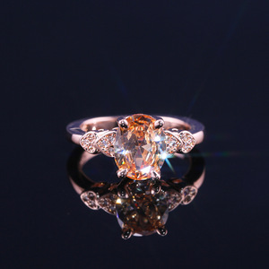 Anello a Cuore Ovale per Donne, Gioiello Romantico e alla Moda per Uso Quotidiano e Feste - Product Image 3