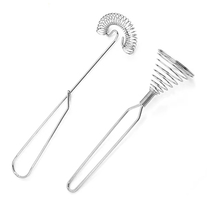 2025 Mới Đến Nhà Và Nhà Bếp Pháp Đánh Trứng Xu Hướng Của Nhãn Hiệu Thép Không Gỉ Trứng Beater Thân Thiện Với Môi Kim Loại - Product Image 1