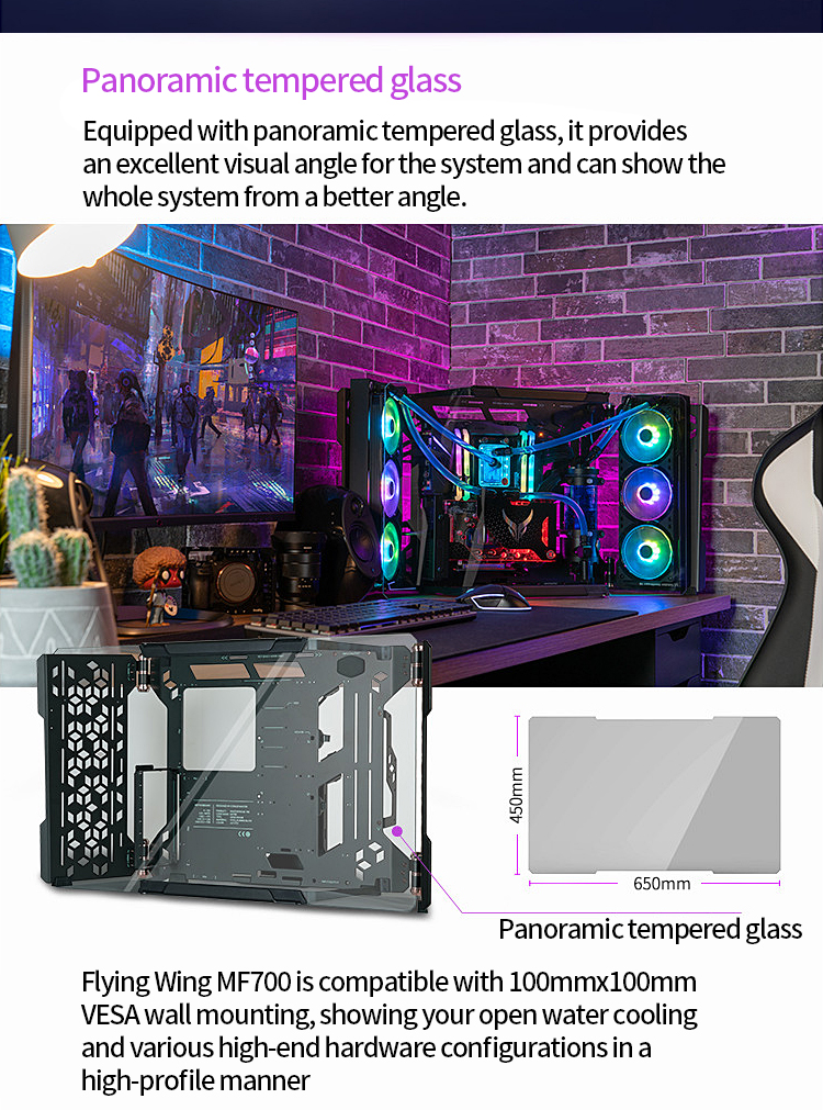 Armoire de jeu refroidisseur Master MF700, boitier pour pièces d'ordinateur