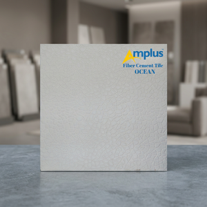 Panel de Techo Cuadrado de Fibrocemento Blanco, Moderno, Impermeable, Texturizado, para Techo Suspendido, 2x2 pies, para Villa, Hotel, Oficina - Product Image 1