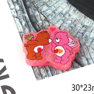 Perline Acriliche a Forma di Orso Cartoon con Foro Dritto, <span class=keywords><strong>Personaggi</strong></span> Anime Winnie the <span class=keywords><strong>Pooh</strong></span> e Animali, Accessori per Portachiavi Fai-da-Te - Product Image 5