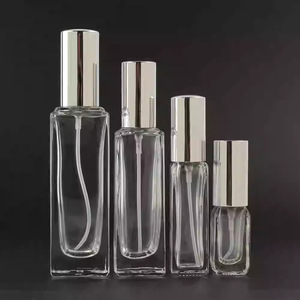 Mini Botellas de Perfume Cuadradas de Vidrio de 10ml, 15ml, 20ml con Tapón de Corcho, Selladas con Estampado en Caliente, Recargables, Atomizador Transparente - Product Image 6