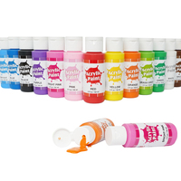 Kit de promotion à bas prix fournitures d'art de coulée acrylique, ensemble de peinture acrylique 2oz, peinture acrylique de marque privée avec huile de coulée