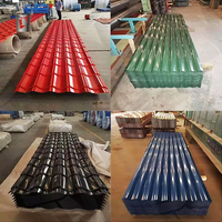 PPGI PPGL Couleur Enduit Zinc Aluminium Ondulé Feuilles de Toiture pour Matériaux de Construction