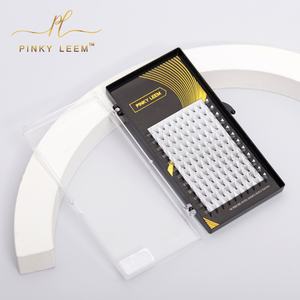 Cils synthétiques en soie PBT Pinky Leem Custom Korea 2D 3D 4D 5D 6D 7D 8D 10D 12D, éventails volumineux, extensions de cils - Product Image 3