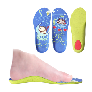 Semelles 99insoles, inserts confortables et souples pour pieds plats et fasciite plantaire, coussinets de talon respirants, antidérapants, en mousse à mémoire de forme pour enfants. - Product Image 1