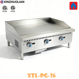 شواية غاز تجارية صناعية للوضع على الطاولة، موقد كبير للبرغر والووك - Product Image 1