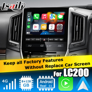Android 13 8 + 128 Carplay Hộp Cho Toyota Land Cruiser Lc200 Vxr Hộp Điều Hướng 2014 2021 Video Giao Diện Bởi Lsailt - Product Image 2
