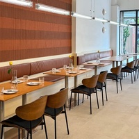 Tables et chaises longues pour restaurant de style occidental |   Design de meubles rétro vintage |   Idéal pour les cafés décontractés et les salons de thé