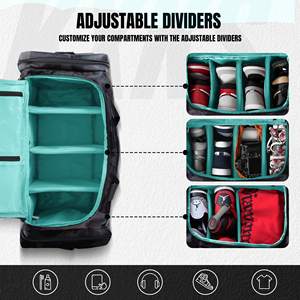 Muestra Gratuita de Bolsa de Viaje Personalizada con Logotipo, Bolsa Deportiva Impermeable para Gimnasio y Viajes, para Tenis - Product Image 3