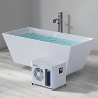 Icegalax Baignoire en acrylique avec jets d'eau froide pour athlète Spa Massage Hot Tub Baignoire en acrylique avec jets d'eau