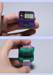 Anillo Zikr con Brújula Eléctrica, Pantalla LED de Tiempo, Herramienta Manual, Contador Tasbeeh LCD de 5 Dígitos, Contador de Oraciones Islámico, Herramientas de Ferretería - Product Image 3