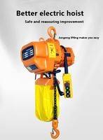 Télécommande 3t 5t 10t 20t 50t treuil de levage de grue HHBB palan à chaîne à moteur électrique pour le levage de construction