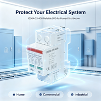 Dispositif de protection contre les surtensions Bourns 1250A-2S-400 SPD TYP 2/TYP 4, 2 pôles, 420V, MCOV 50kA max, protection contre les surtensions sur rail DIN