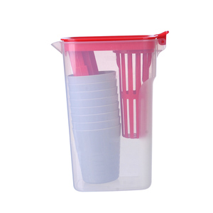 Bình nước 1.9L có nắp vòi và túi trà hoặc bộ lọc nước chanh cho bình nước bằng nhựa - Product Image 6