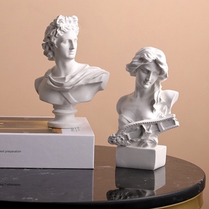 Statue en résine de Style nordique personnage grec croquis Art nature morte ornements par David Qin femme Art <span class=keywords><strong>Studio</strong></span> décor à la maison - Product Image 3