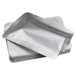 Sacs sous vide en aluminium de qualité alimentaire 30G, sacs en Mylar, pochettes en aluminium argentées, thermosoudées sur trois côtés, sacs aluminisés pour aliments - Product Image 1