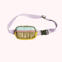 Sac banane matelassé personnalisé pour femme et homme, petit sac de taille croisé pour la marche et la course