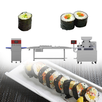 Machine automatique à faire des onigiri, nigiri, rouleaux de sushi et maki, 220V, nouvelle ligne de production haute capacité en acier inoxydable