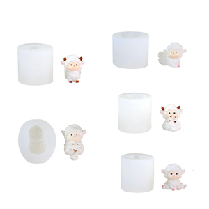 3D Cute Baby Face Eco-Friendly Silicone <b>Mold</b> for Aroma <b>Candle</b> Soy Wax Melt Plaster Resin Ornament Food Contact Safe - Product Image 2