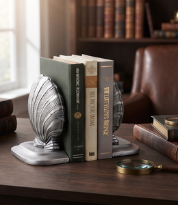 ที่วางหนังสือโลหะตกแต่งลายขนนก ดีไซน์หรูหรา สำหรับจัดระเบียบโต๊ะทำงาน บ้าน สำนักงาน ห้องสมุด ตกแต่งภายใน - Product Image 5